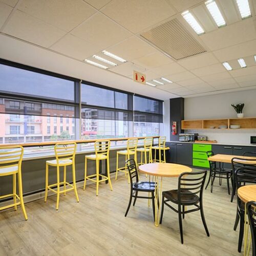 office space renovation and fit out construction project South Africa.