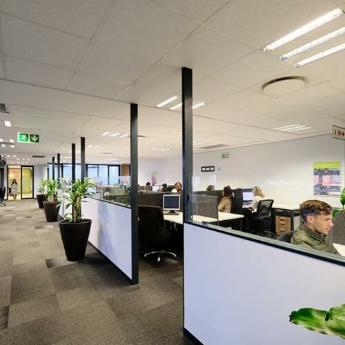 office space renovation and fit out construction project South Africa.