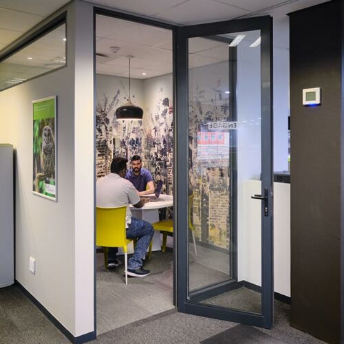 office space renovation and fit out construction project South Africa.
