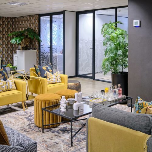 office space renovation and fit out construction project South Africa.