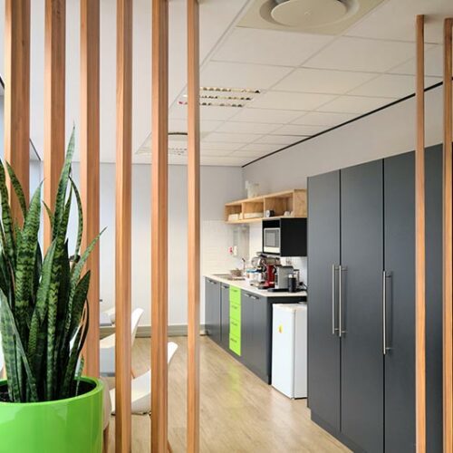 office space renovation and fit out construction project South Africa.