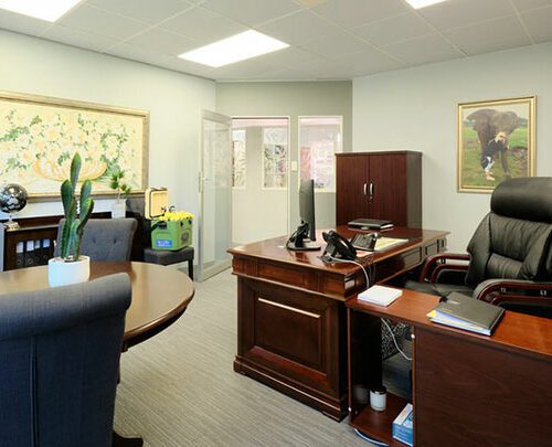 office space renovation and fit out construction project.