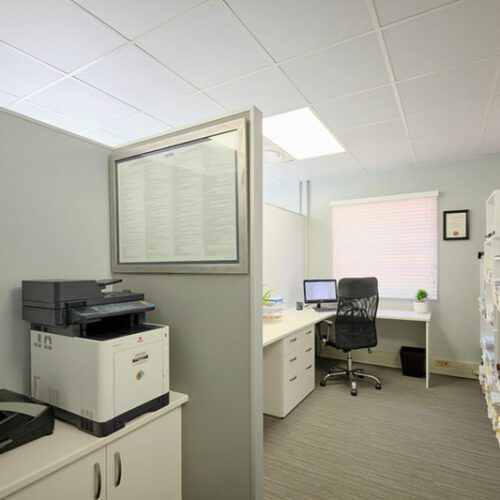 office space renovation and fit out construction project.