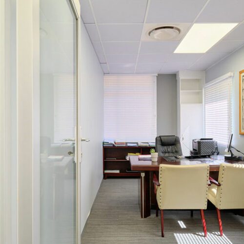 office space renovation and fit out construction project.