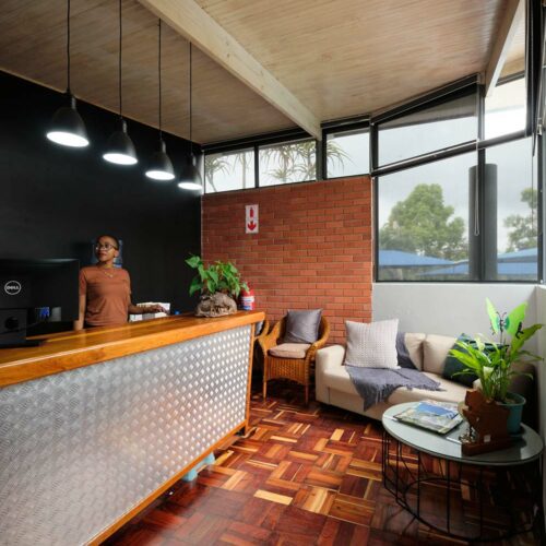 office workspace renovation and refurbishment fit out contractors construction company reception